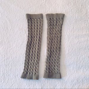 Boot cozies leg warmers taupe